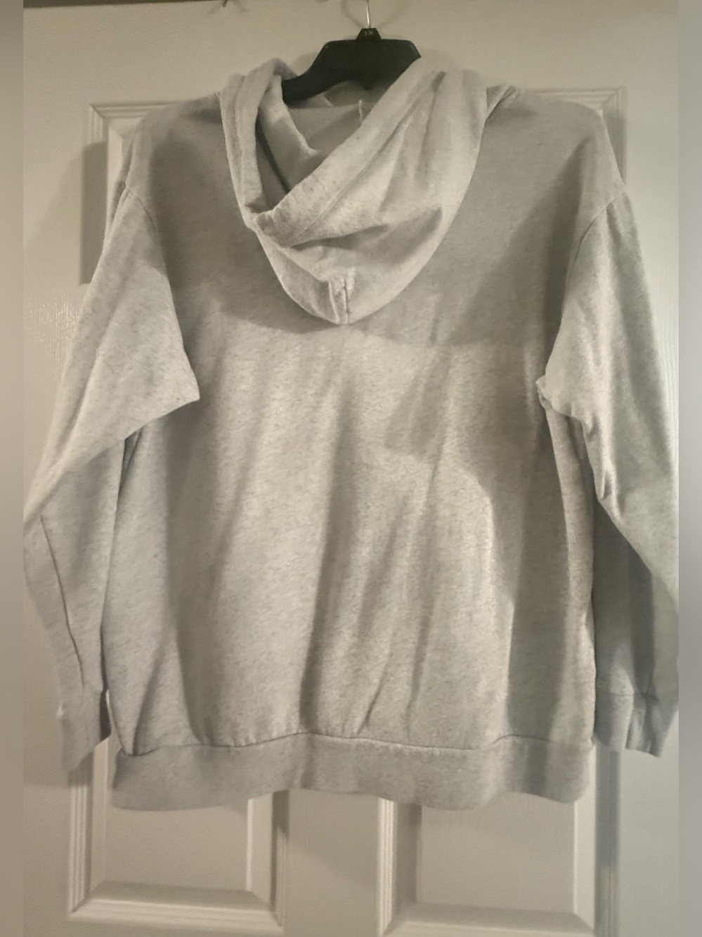 PINK by Victoria's Secret Gray Hoodie | Rainbow Rhinestone Logo Sweatshirt - Picture 4 of 4